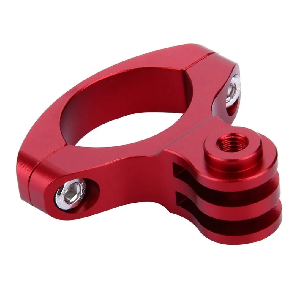 PULUZ O Shape Cycling Bike Mount Bicycle Clip Holder Action Camera Handlebar Mount Clamp for GoPro HERO5 /4 /3  /3 /2 /1 black