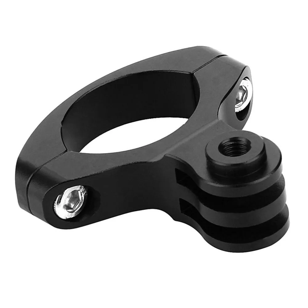PULUZ O Shape Cycling Bike Mount Bicycle Clip Holder Action Camera Handlebar Mount Clamp for GoPro HERO5 /4 /3  /3 /2 /1 black