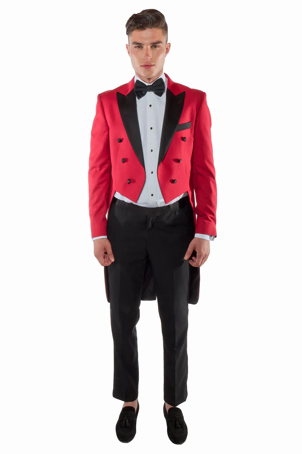 "Showtime" Red Tailcoat Tuxedo (2-Piece Set)