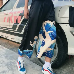 "ULZZANG HARAJUKU WAVES" WIDE LEG PANTS K071309