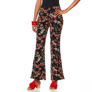 Rara Avis by Iris Apfel Women's Butterfly Ponte Pants
