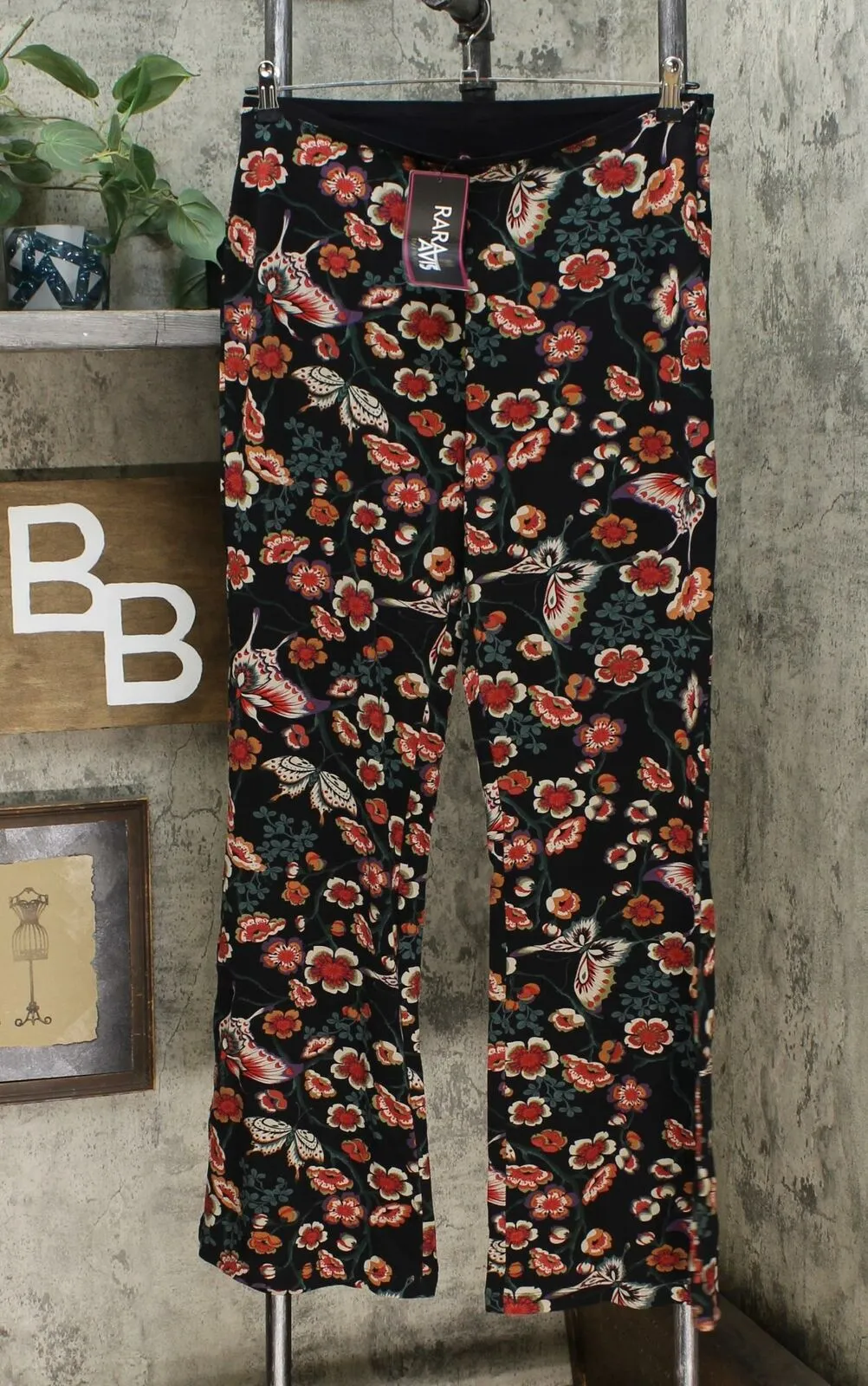 Rara Avis by Iris Apfel Women's Butterfly Ponte Pants