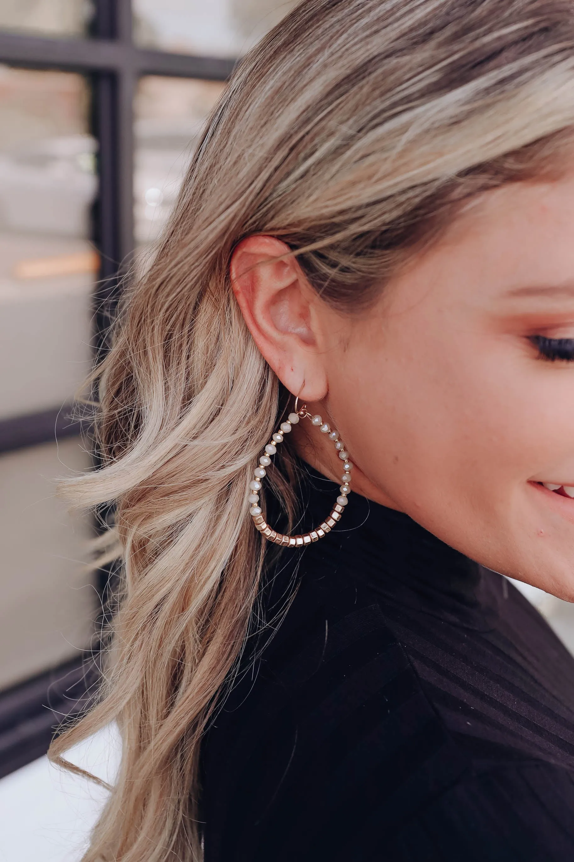 Raylen Earrings - Cream