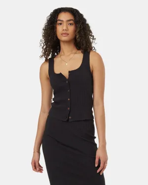 Rib Button Front Tank