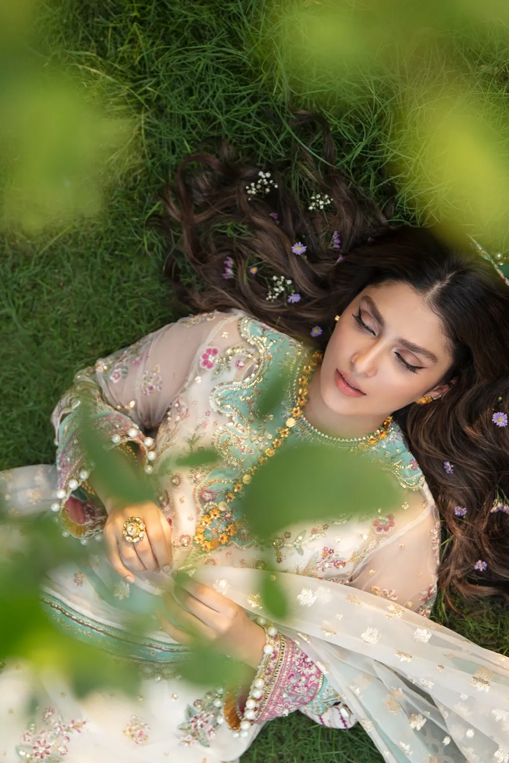 RUHAY | Afrozeh Hayat Wedding Formals Collection 2021 | Unstitched Embroidered Chiffon Suits