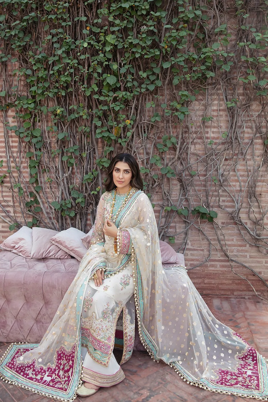 RUHAY | Afrozeh Hayat Wedding Formals Collection 2021 | Unstitched Embroidered Chiffon Suits