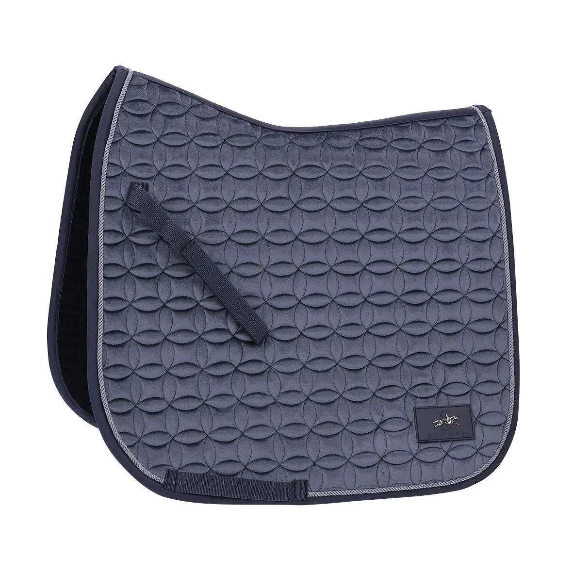 Schockemohle Velvet Balance Dressage Pad Slate Grey