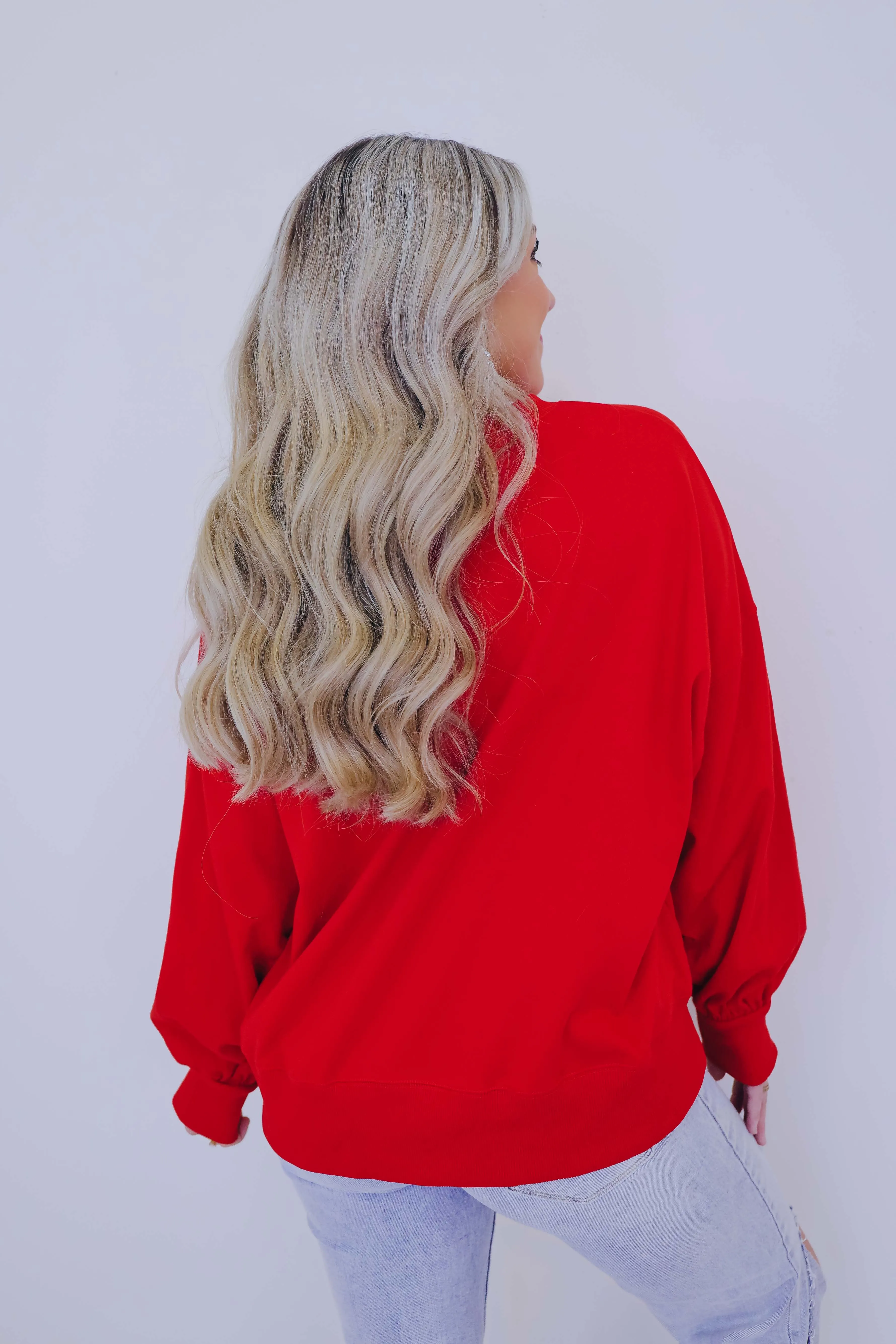 Secret Santa Sequin Embellished Top