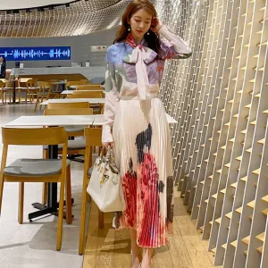 Set Runway  Vintage Print anthropo