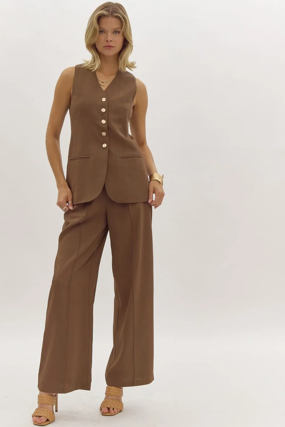 Shannon vest in espresso