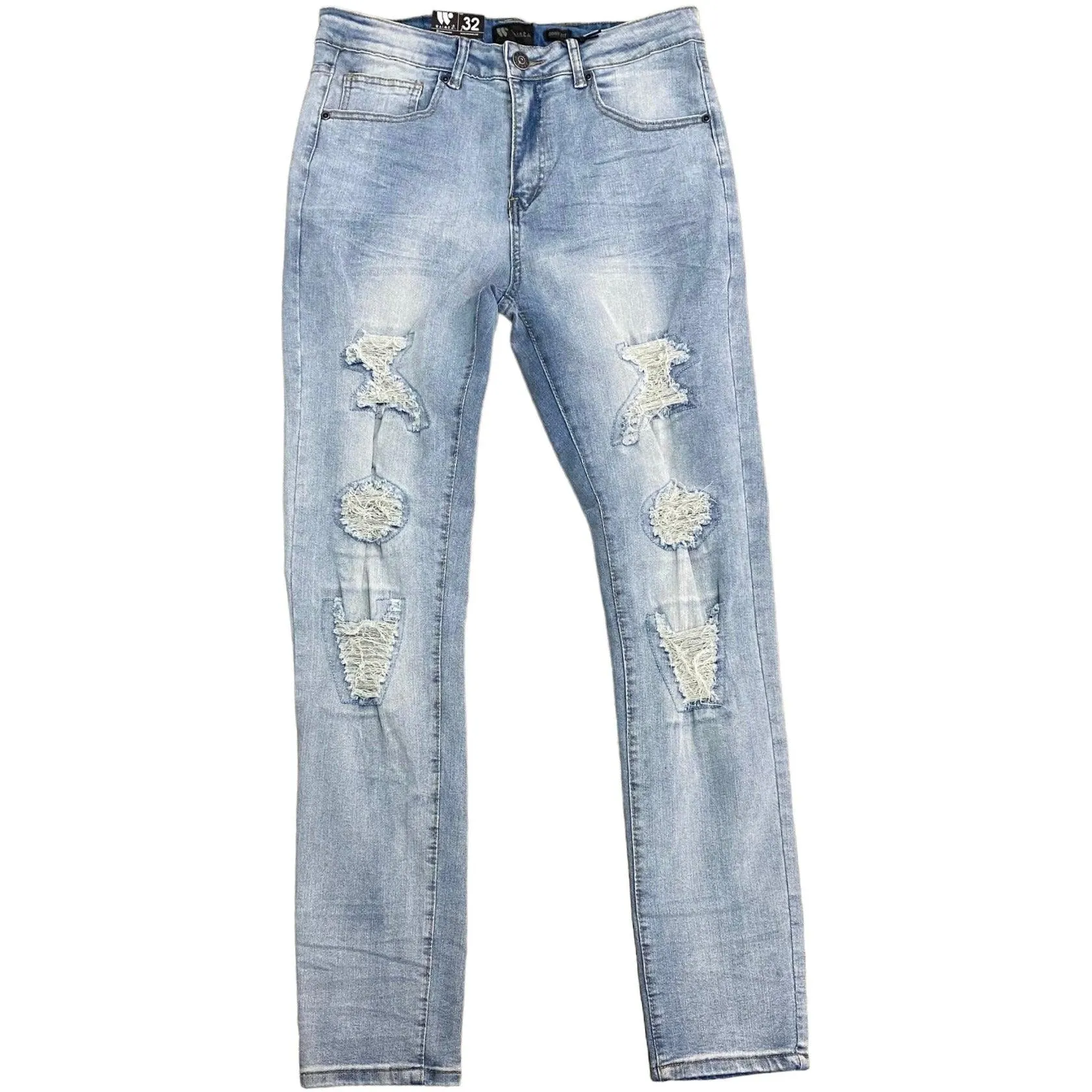 SKINNY FIT DENIM (ANTIQUE BLUE)