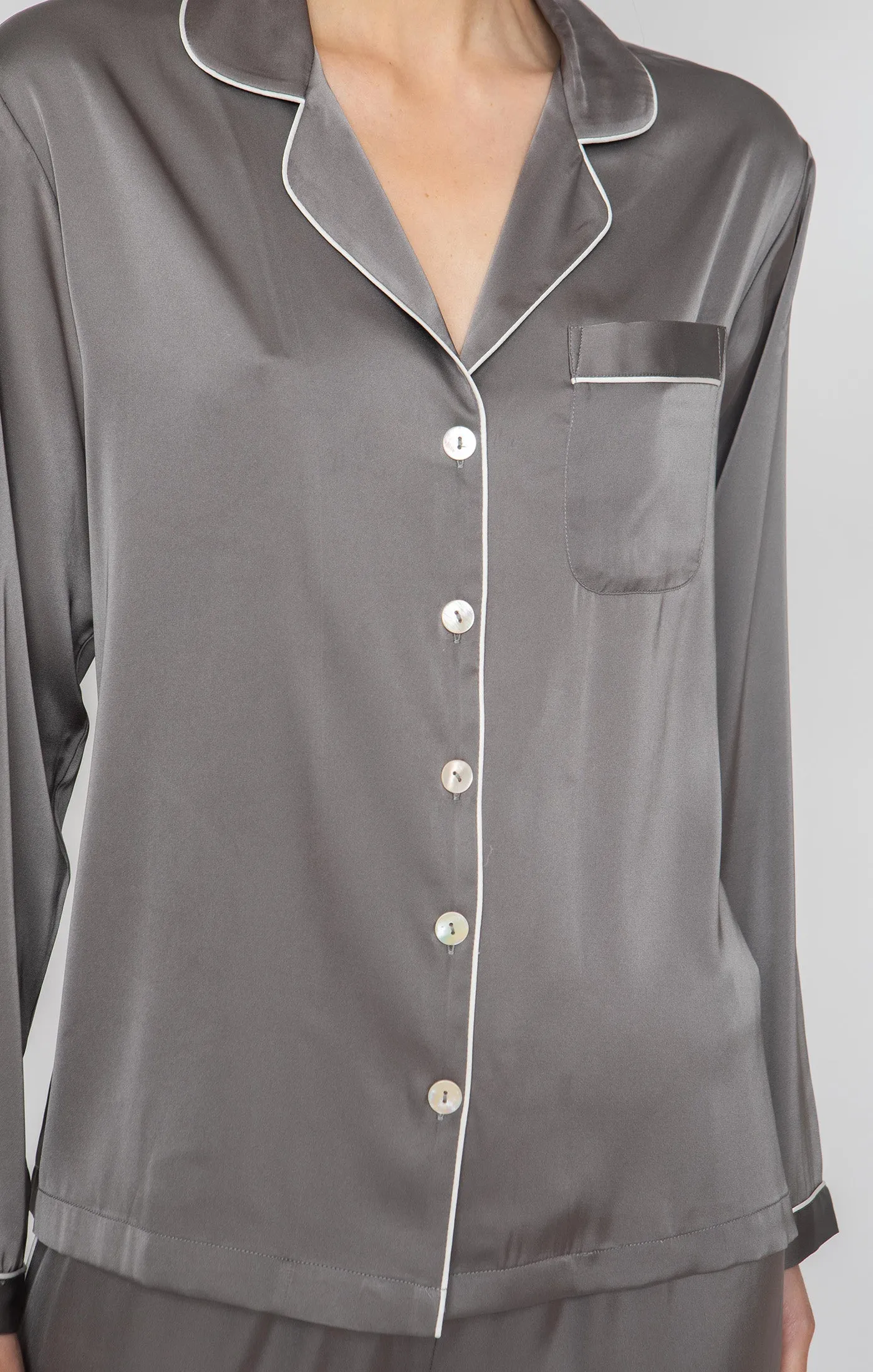 Smokey Grey Long PJ