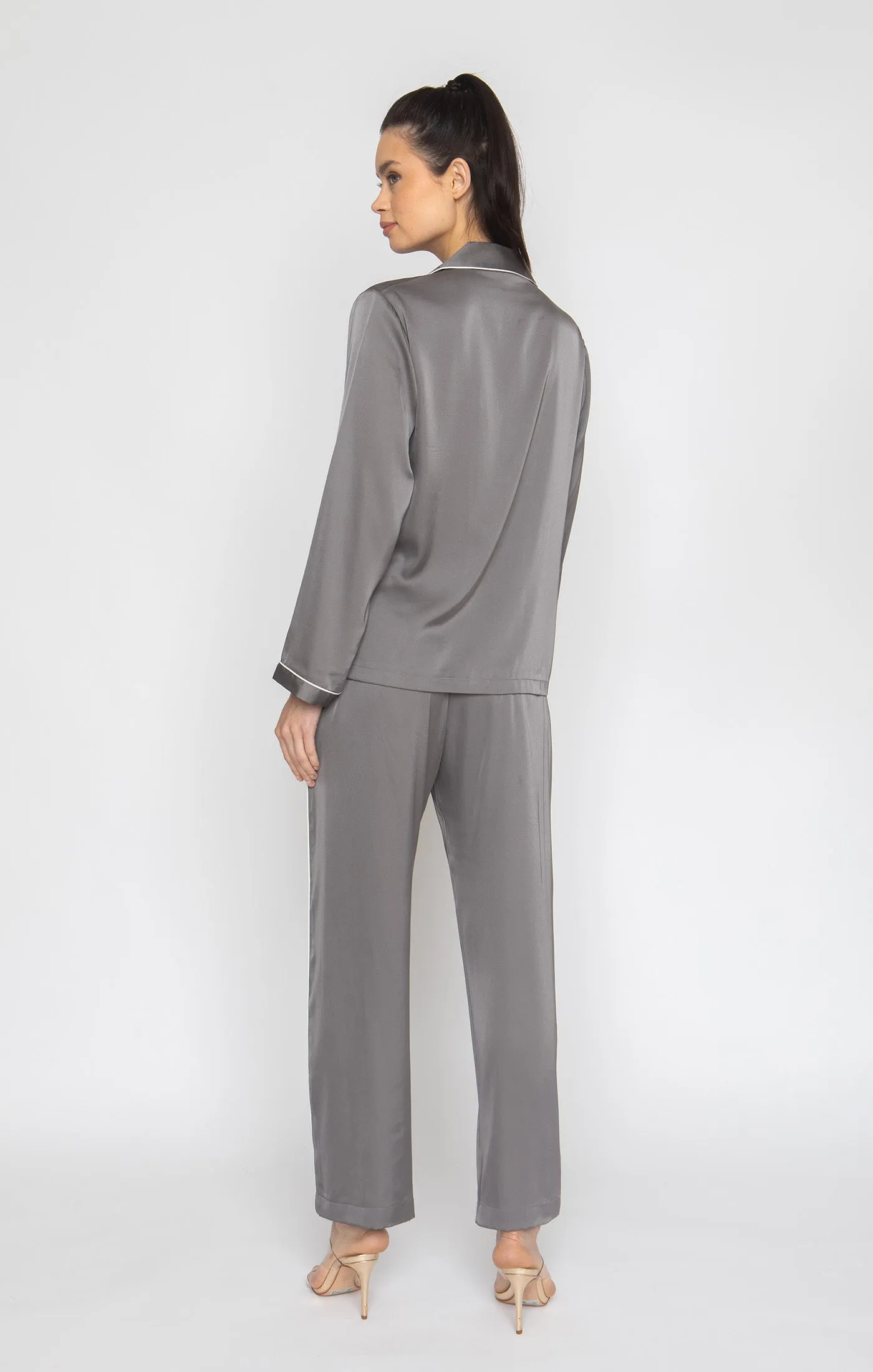 Smokey Grey Long PJ