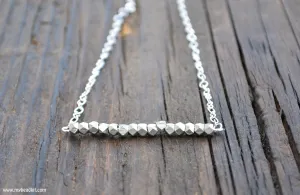 SOLD OUT! Simple Beauty Bead & Chain Minimalist Necklace Kit - Silver Plated