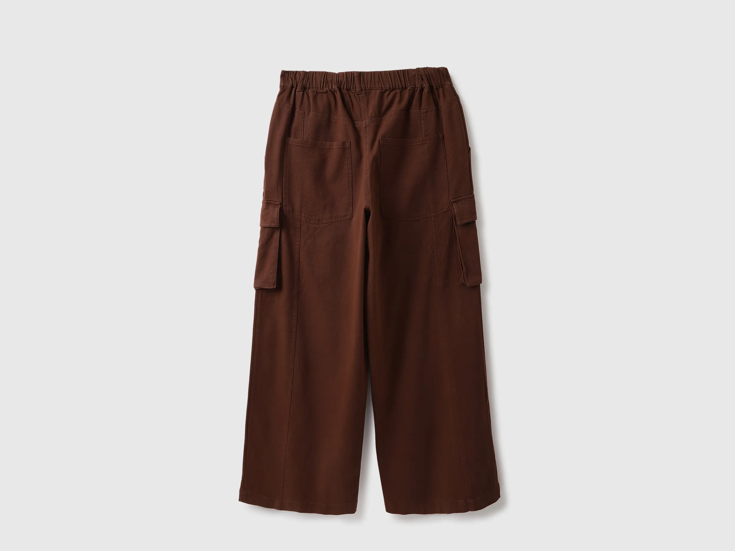 Solid Cargo Pants