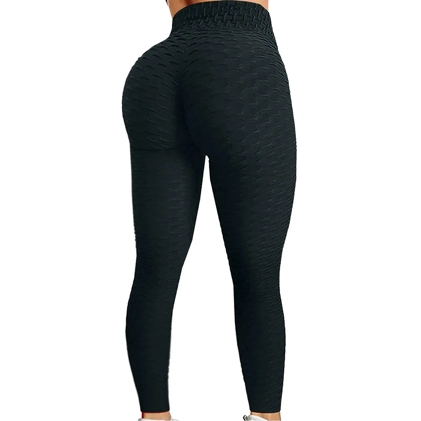 Sports Yoga Pants Seamless Leggings for Women Quick Dry Fitness Yoga Hip Lift Pants Women's Jacquard Fabric Multicolor Tights