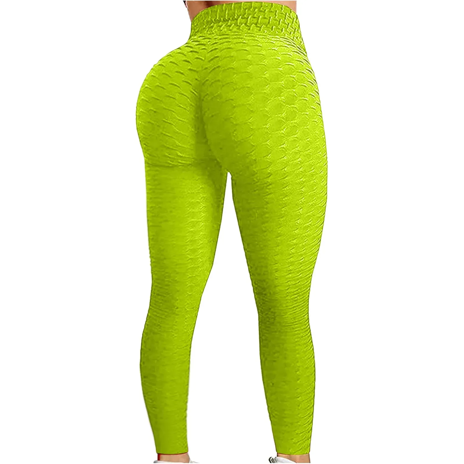 Sports Yoga Pants Seamless Leggings for Women Quick Dry Fitness Yoga Hip Lift Pants Women's Jacquard Fabric Multicolor Tights