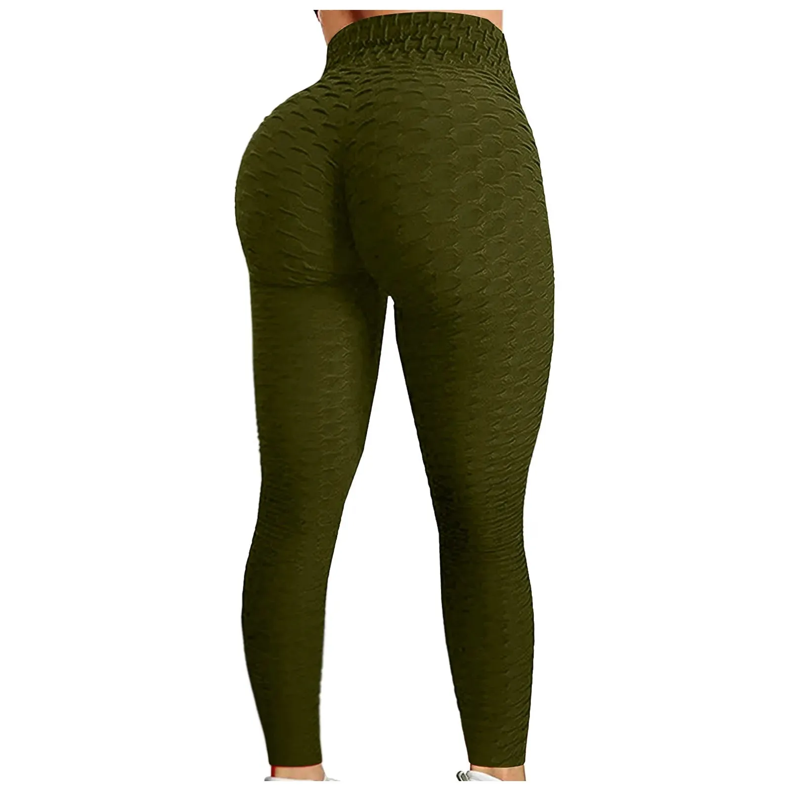 Sports Yoga Pants Seamless Leggings for Women Quick Dry Fitness Yoga Hip Lift Pants Women's Jacquard Fabric Multicolor Tights