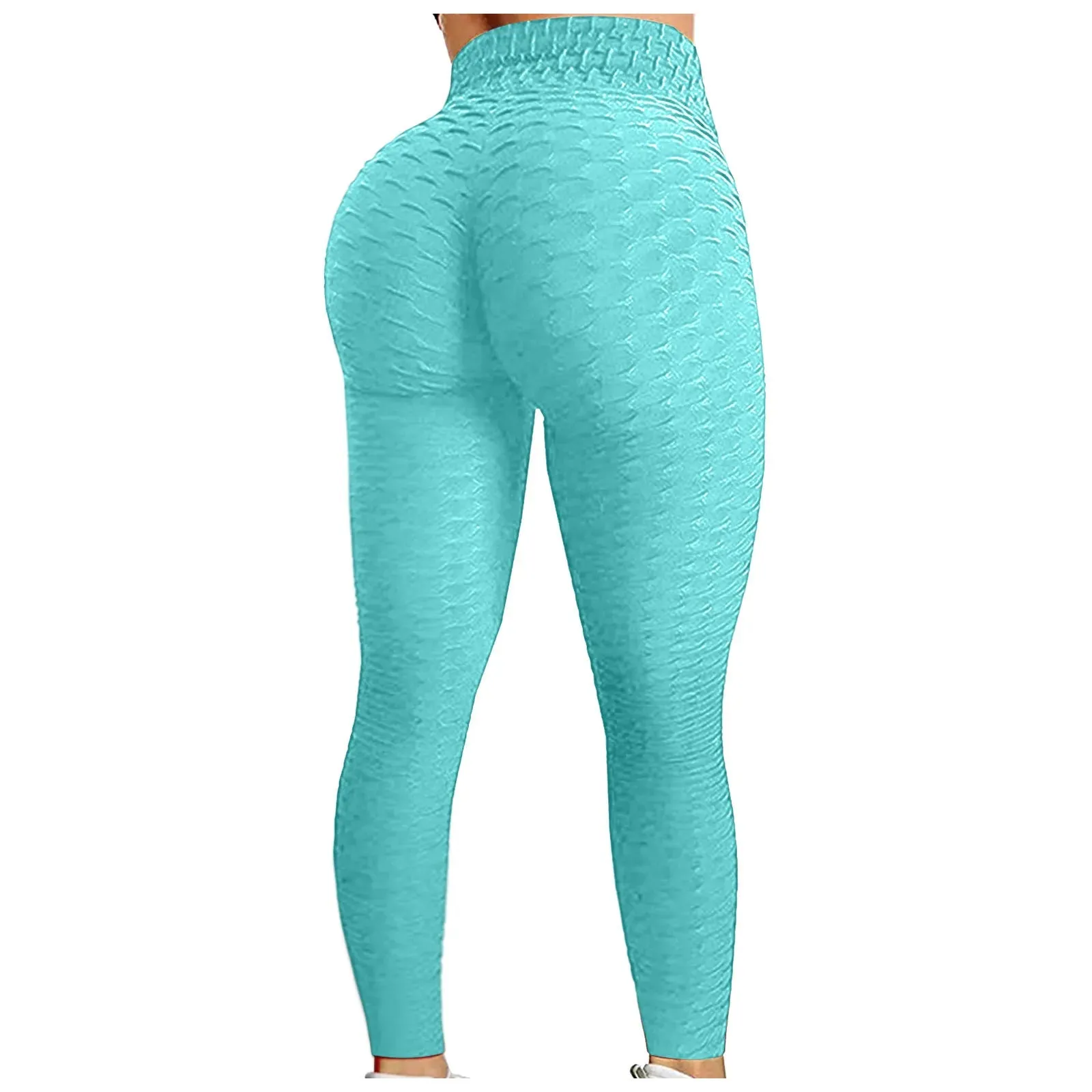 Sports Yoga Pants Seamless Leggings for Women Quick Dry Fitness Yoga Hip Lift Pants Women's Jacquard Fabric Multicolor Tights