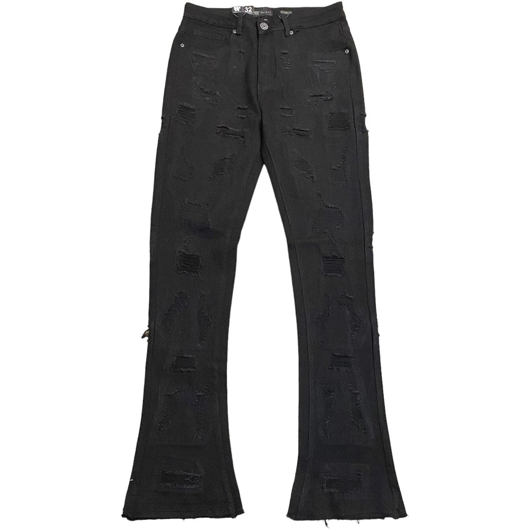 STACKED DENIM (JET BLACK)