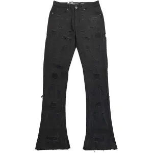 STACKED DENIM (JET BLACK)