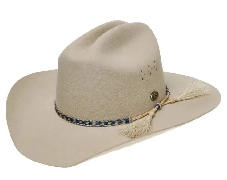 Statesman Great Divide Fur Blend Hat Silver Belly