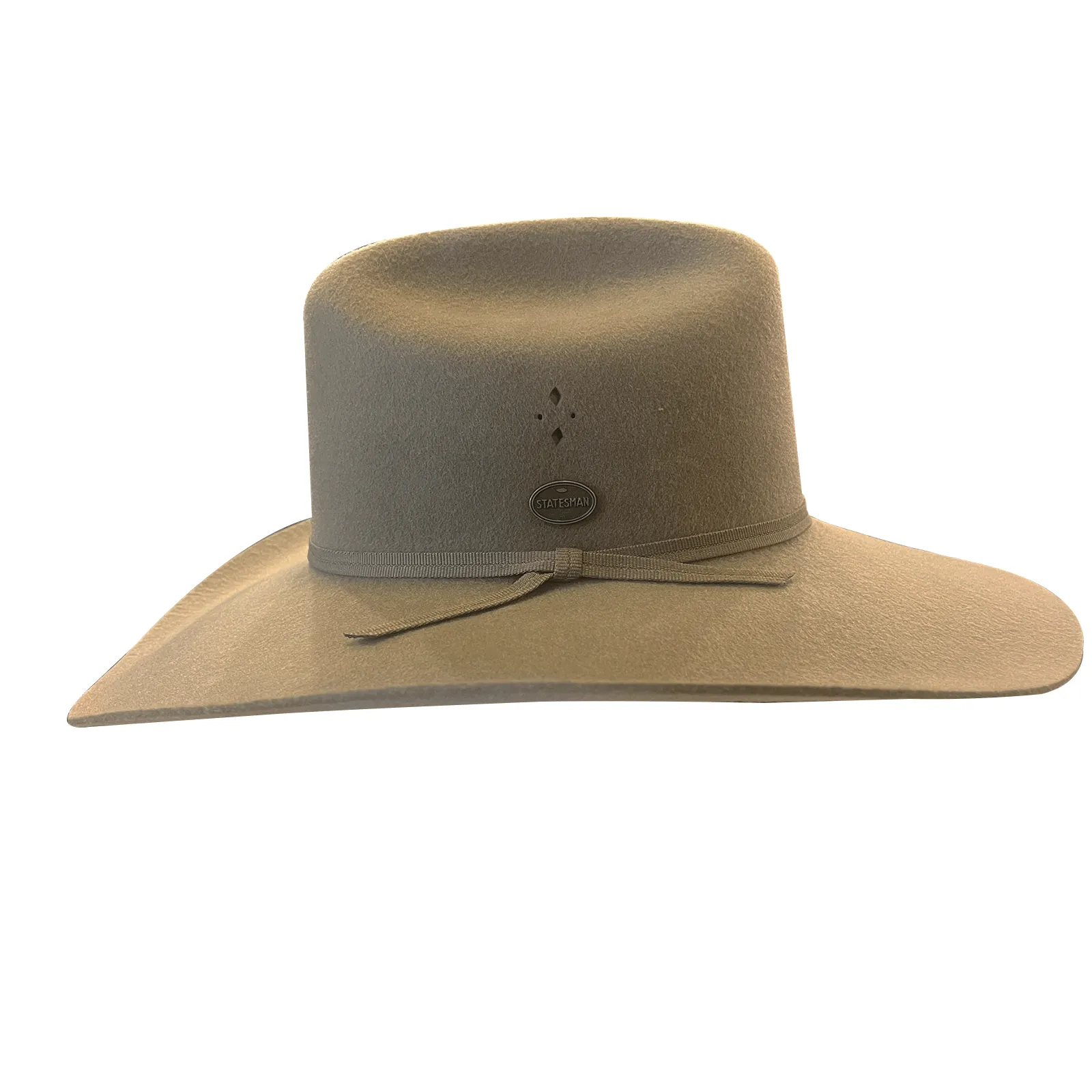 Statesman Serpentine Fur Blend Hat Sand