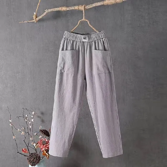 Stephanie™ - Linen Blend Trousers