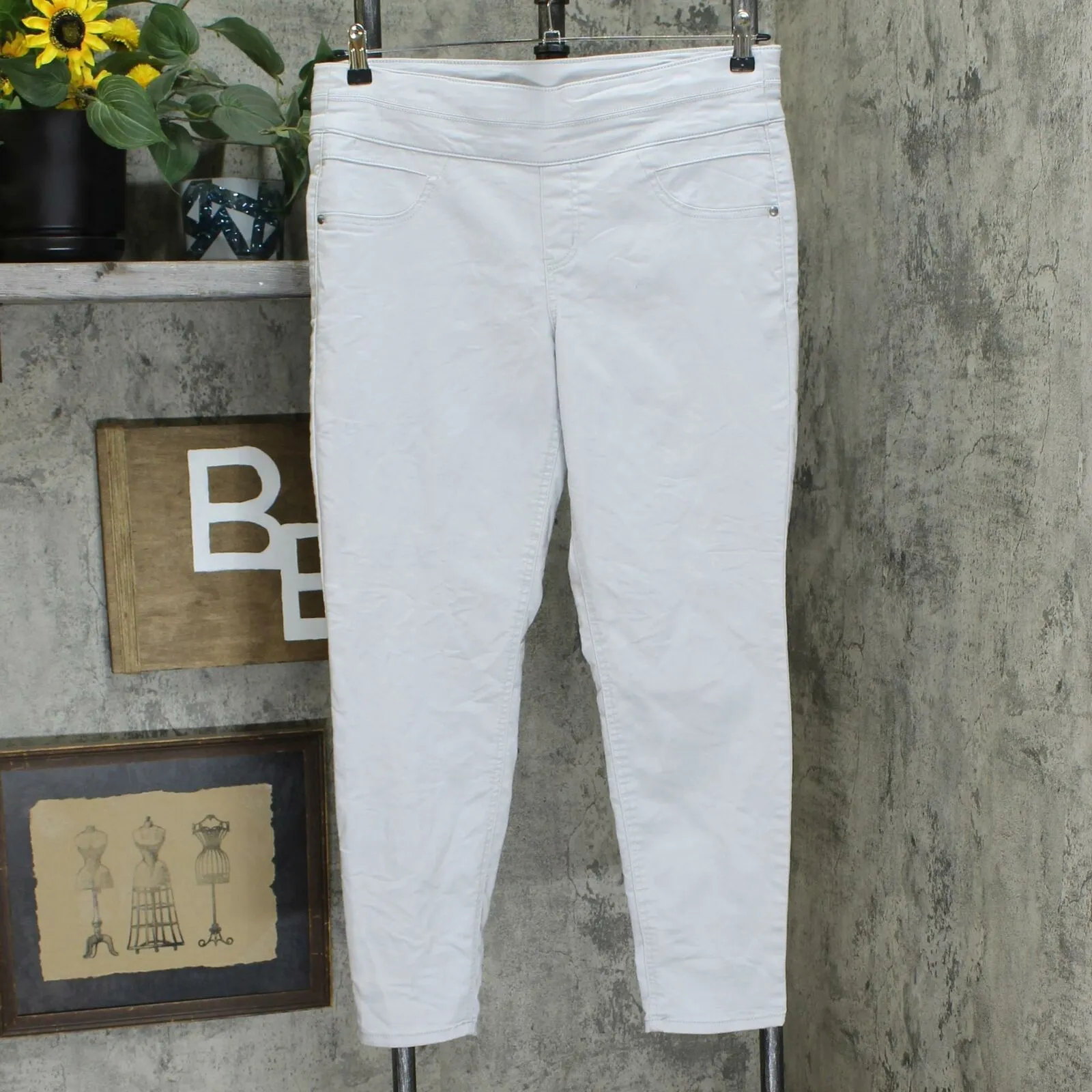 Style & Co. Women's Rolled-Hem Skinny Pants Misty Harbor 12
