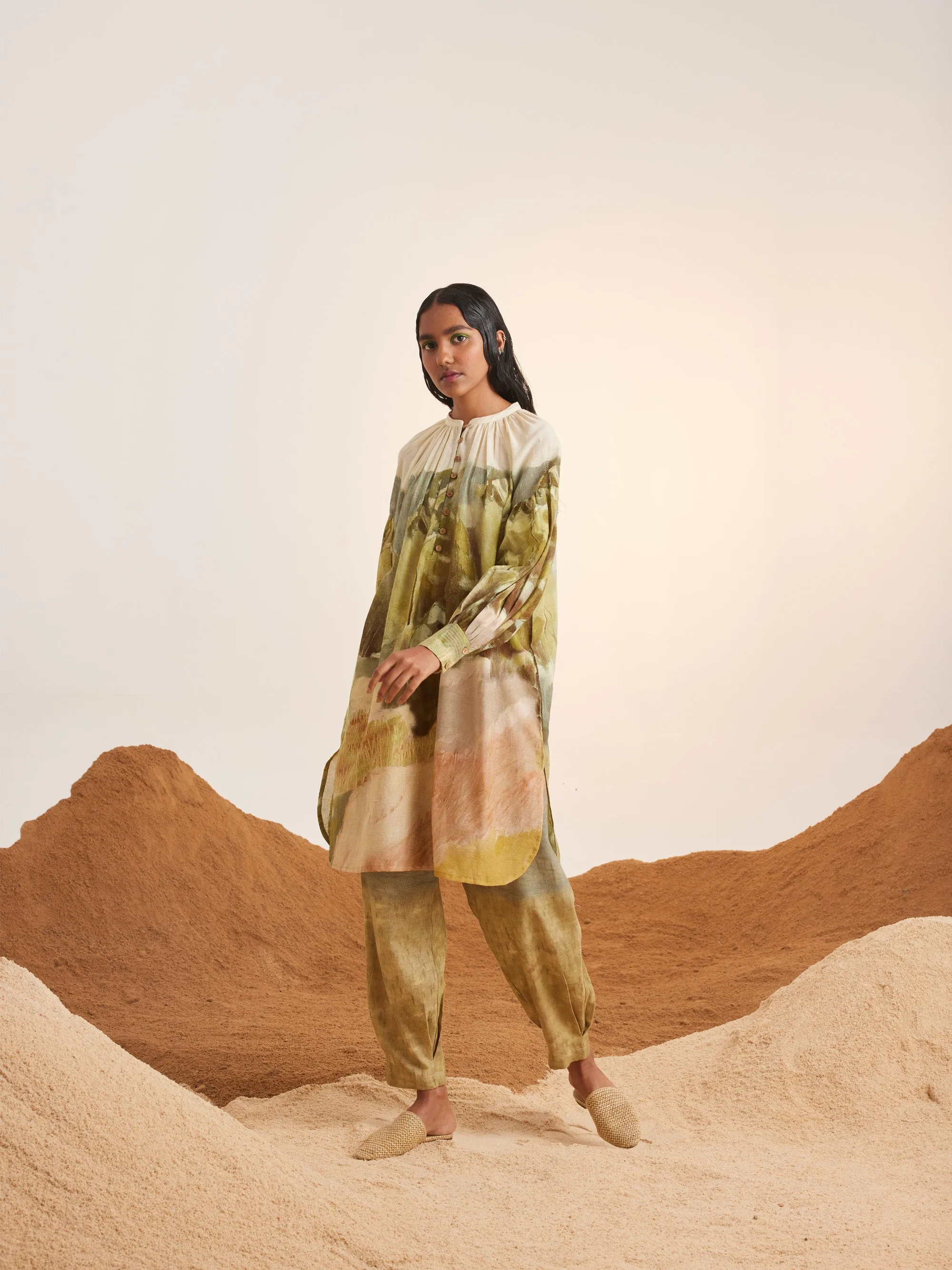 Summer Co-Ord Set Tunic Long Essential-Dale-Cotton Voile-Ss25-Elt-Set-Dale-Cord
