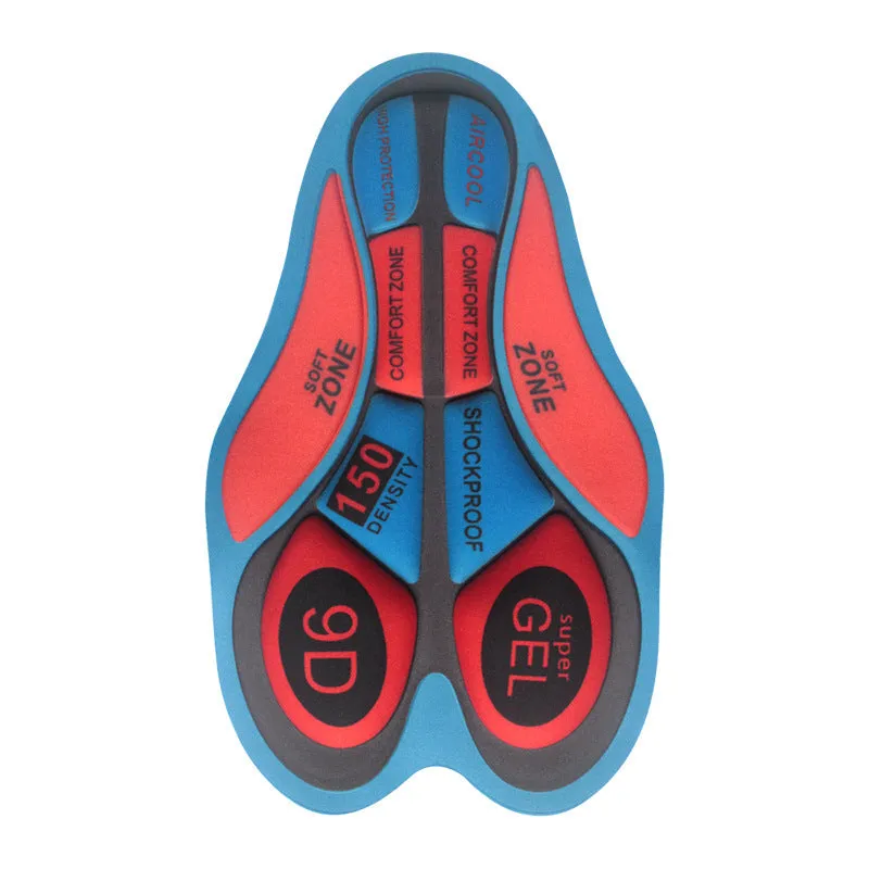 Summer Cycling Wear Pants Pads Outdoor Cycling Sweat Wicking Shock Absorption High-density Sponge Silicone Cushions