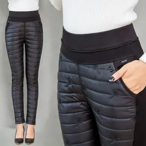 Super warm, water-resistant BRIGITTE padded snow trousers
