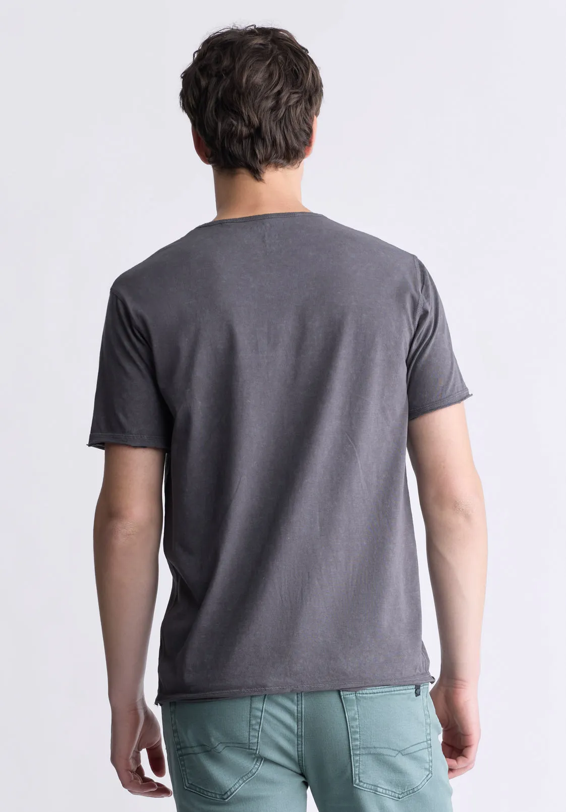 Tilton Men's Short-Sleeved Graphic T-Shirt, Charcoal - BM24473