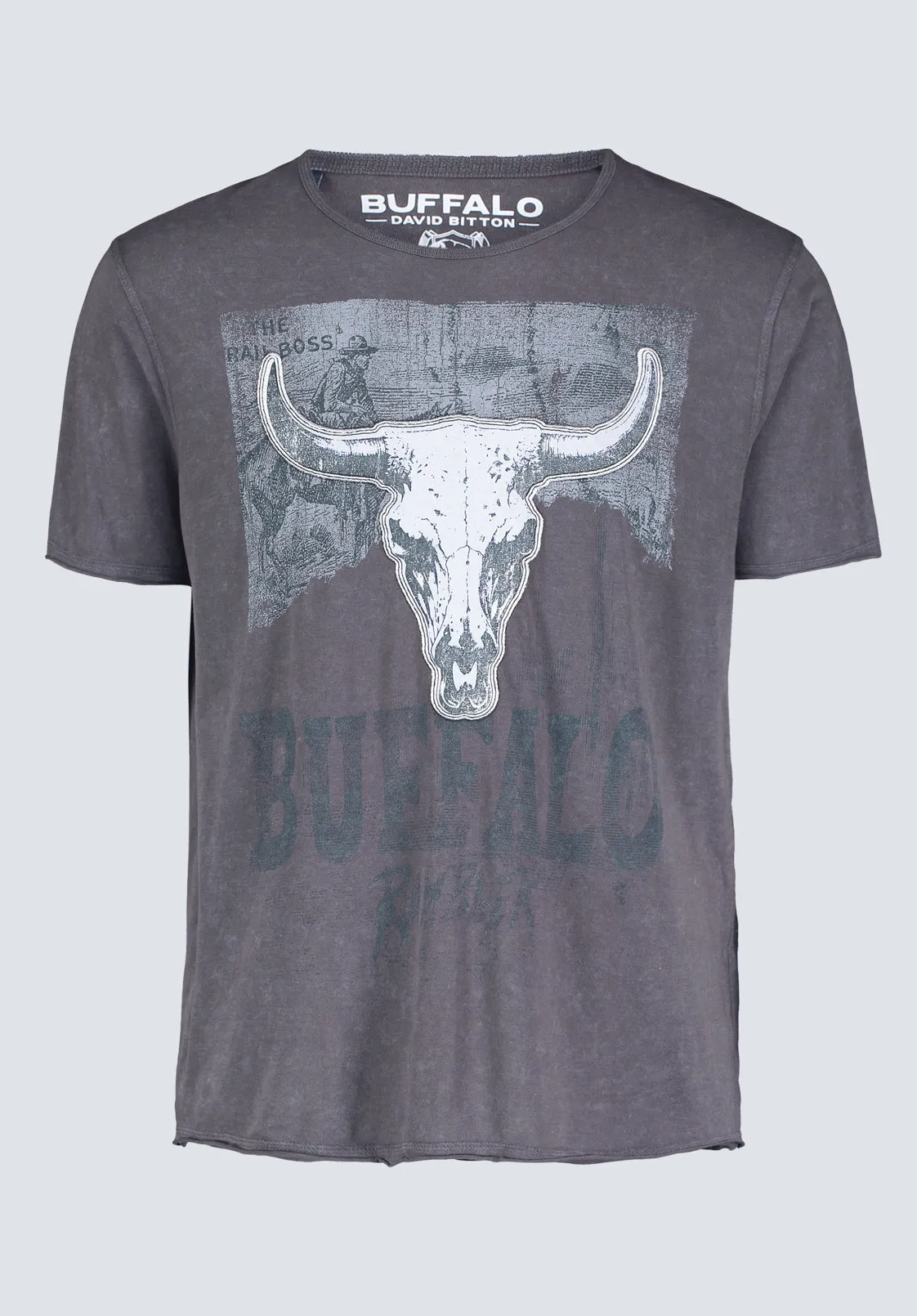 Tilton Men's Short-Sleeved Graphic T-Shirt, Charcoal - BM24473
