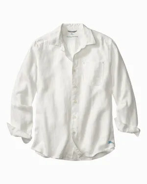 Tommy Bahama- Long sleeve white linen shirt