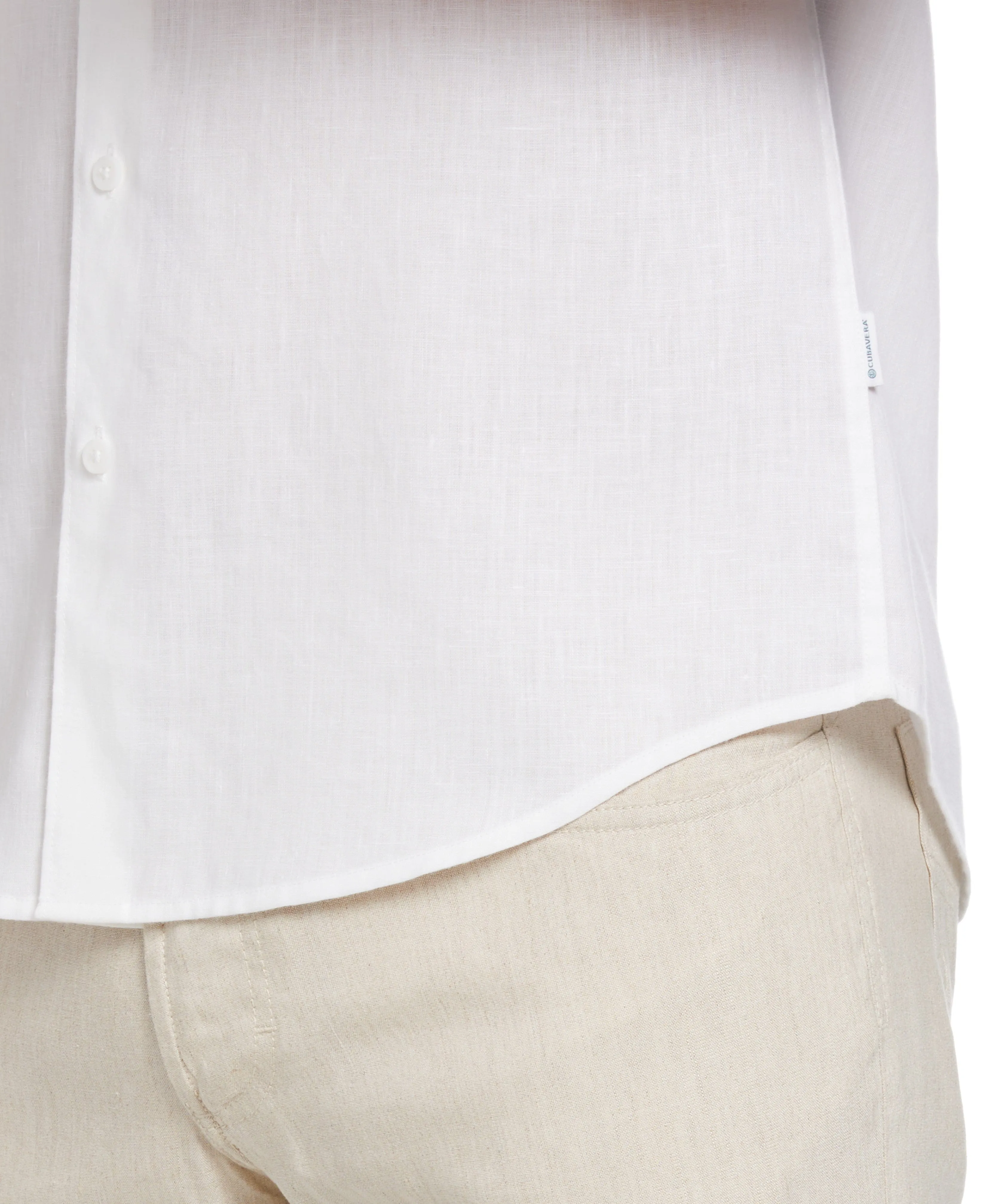 Travelselect™ Linen-Blend Rolled Sleeve Shirt