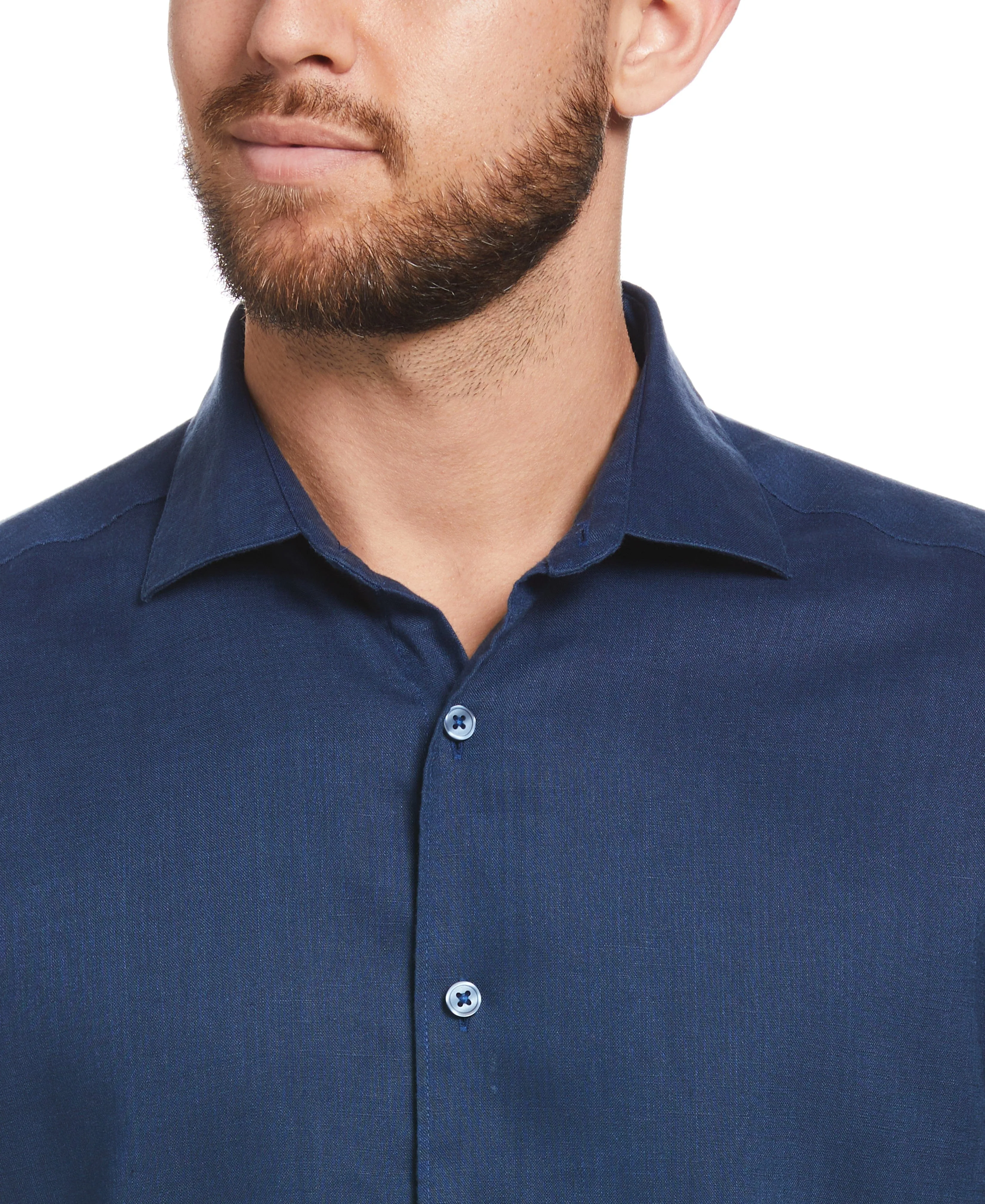 Travelselect™ Linen-Blend Rolled Sleeve Shirt