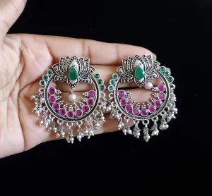 Trendy Earring With Oxidised Plating RN10 Multi