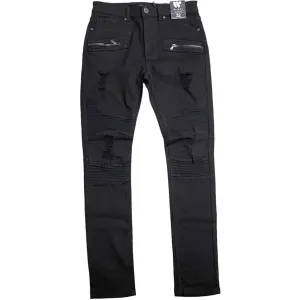 TWILL DENIM (JET BLACK)