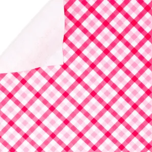 Valentine Check Printed Felt