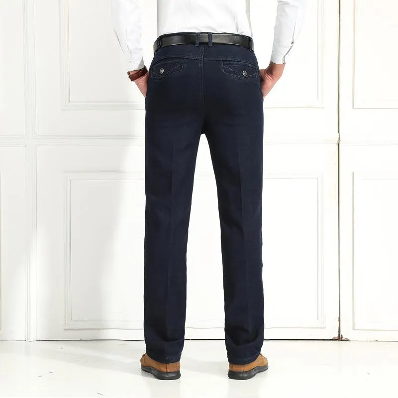 West Louis™ Elastic High Waist Casual Jeans