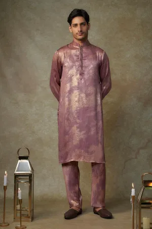 Wine Straight Kurta & Pants