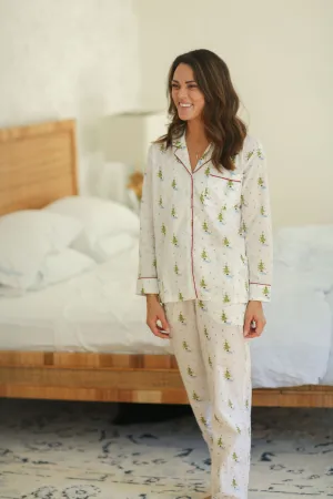 Women's Classic Pajama Set - Charlie Brown Tree