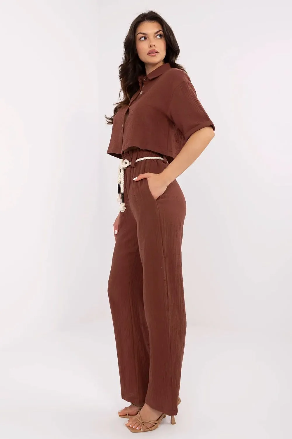 Women's stylish shirt and trousers set