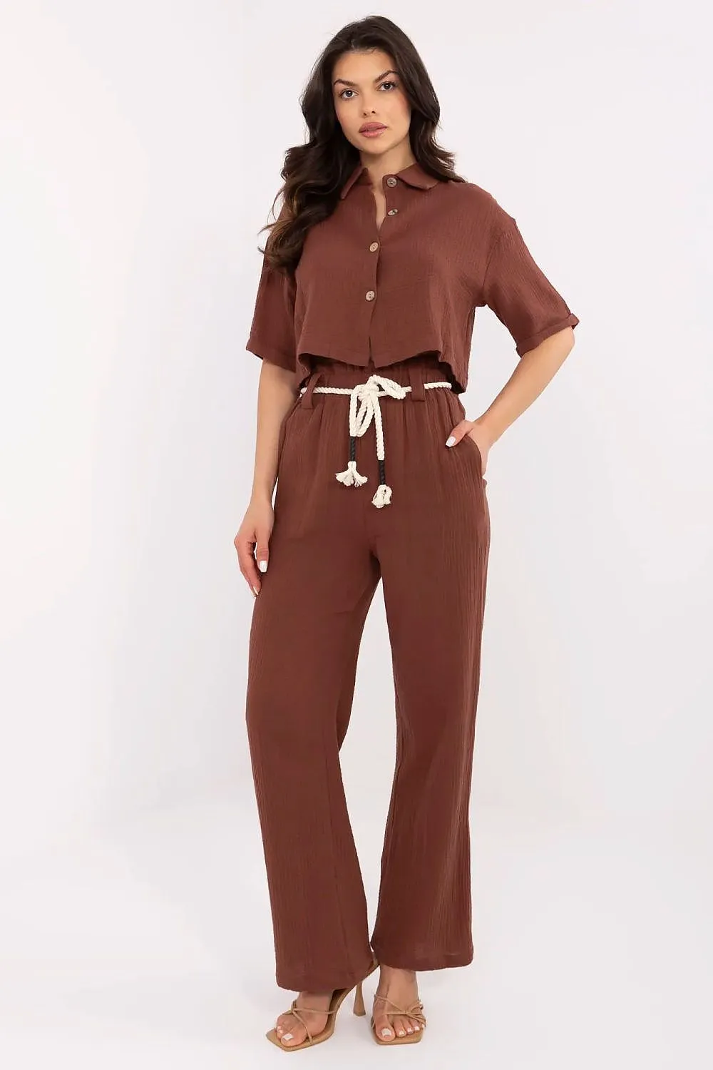 Women's stylish shirt and trousers set