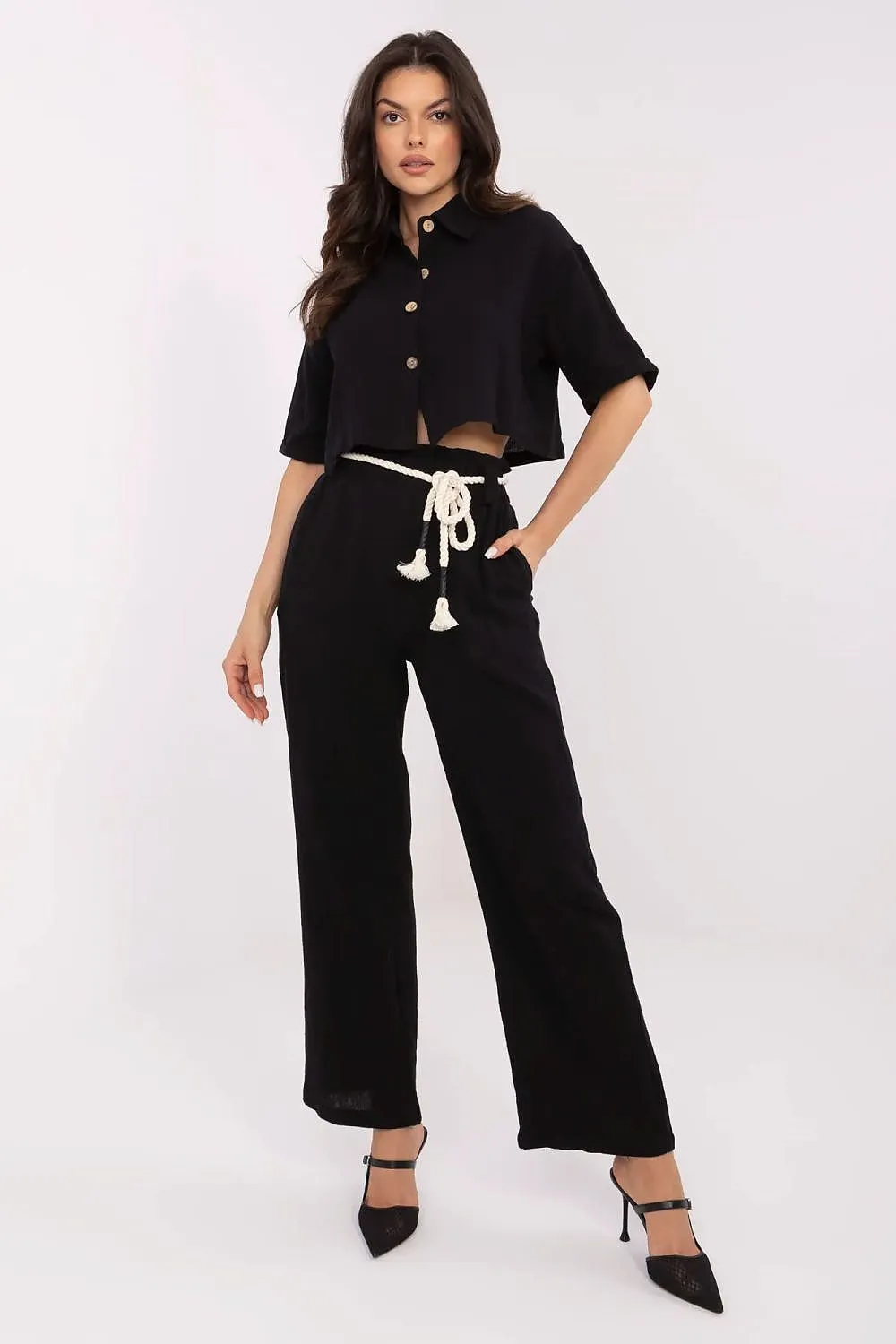 Women's stylish shirt and trousers set