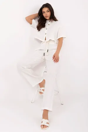 Women's stylish shirt and trousers set