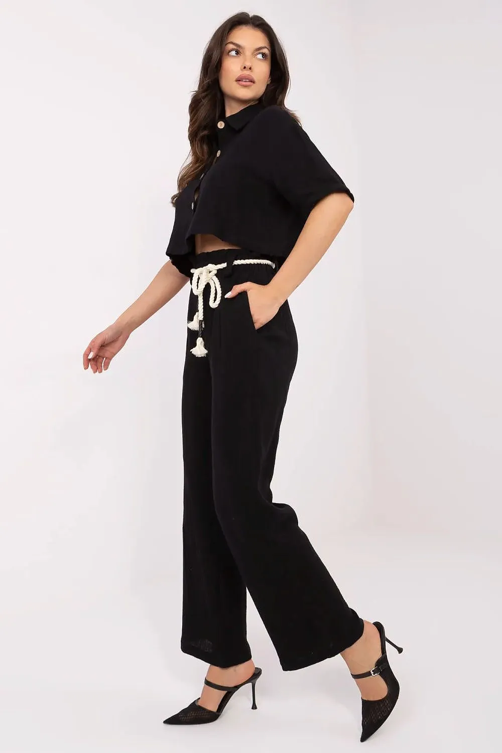 Women's stylish shirt and trousers set