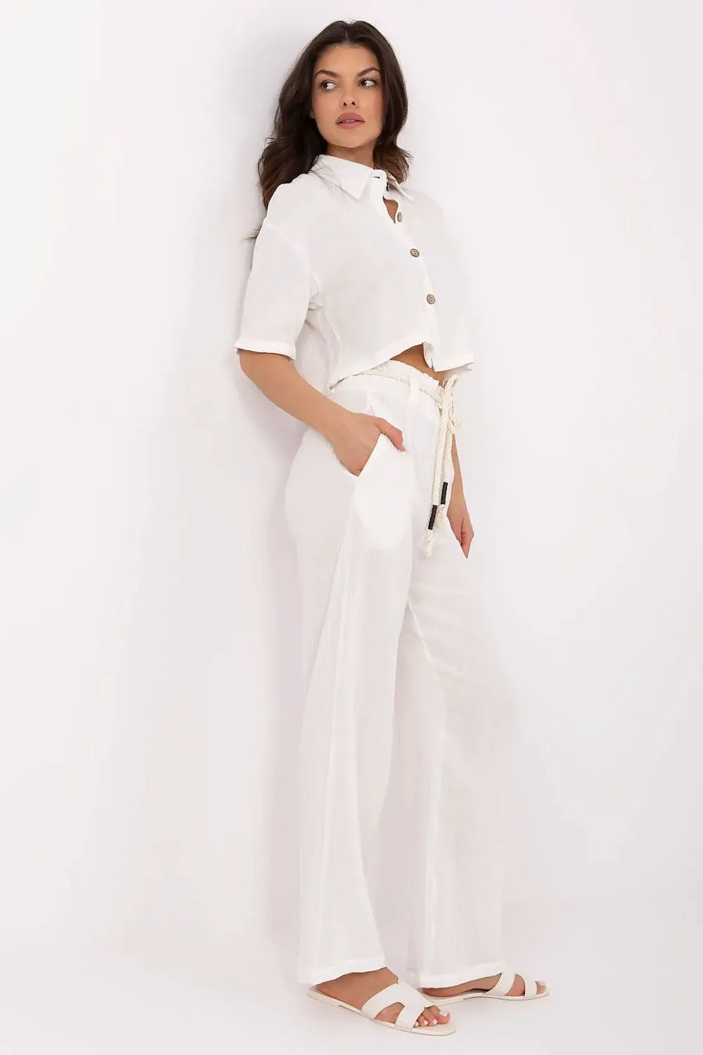 Women's stylish shirt and trousers set