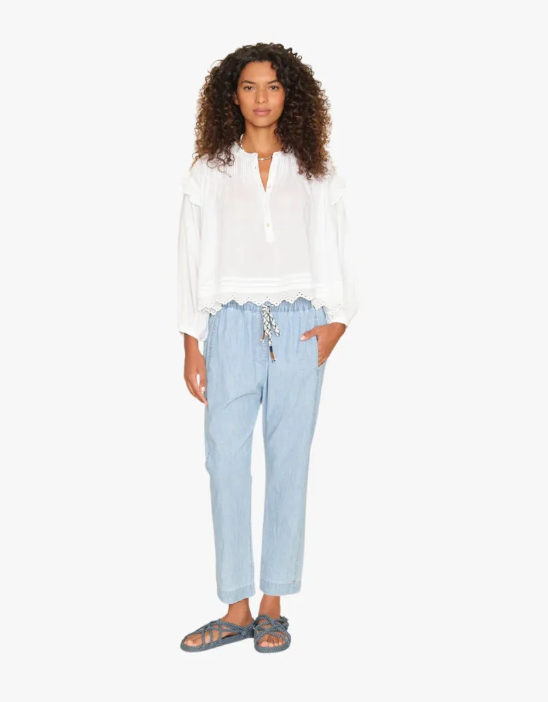 Xirena Draper Pants in Dusty Blue
